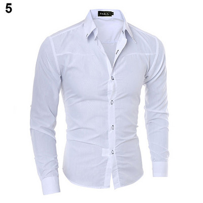 Nauji prabangūs vyriški Argyle marškinėliai Business Style Slim Soft Comfort Slim Fit Styles Ilgomis rankovėmis laisvalaikio suknelės marškinėliai Dovana vyrams