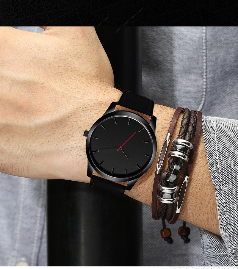 Peiumeeste kingitused Meeste käekellad Isikupärastatud nahast käekell Peiumeeste aastapäeva kingituse pakkumine peiupoistele