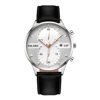 Ανδρικά ρολόγια Fashion Date Θήκη από κράμα συνθετικό δέρμα αναλογικό χαλαζία αθλητικό ρολόι Ανδρικό ρολόι Κορυφαία μάρκα Luxury Relogio Masculino