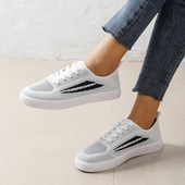 Divatos női légáteresztő hálós cipők nyári lapos női kényelmes platform fűzős alkalmi cipők női tornacipők fűzős