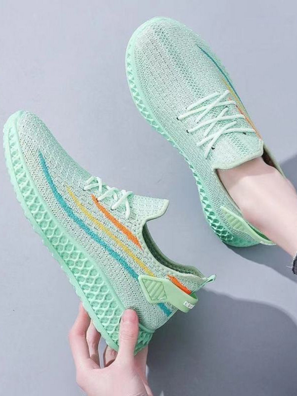 Γυναικεία παπούτσια Καλοκαιρινά υφασμένα αθλητικά παπούτσια Μόδα καθημερινά παπούτσια με αναπνεύσιμο διχτυωτό πλέγμα Παπούτσια καρύδας All-match για Γυναικεία αθλητικά παπούτσια