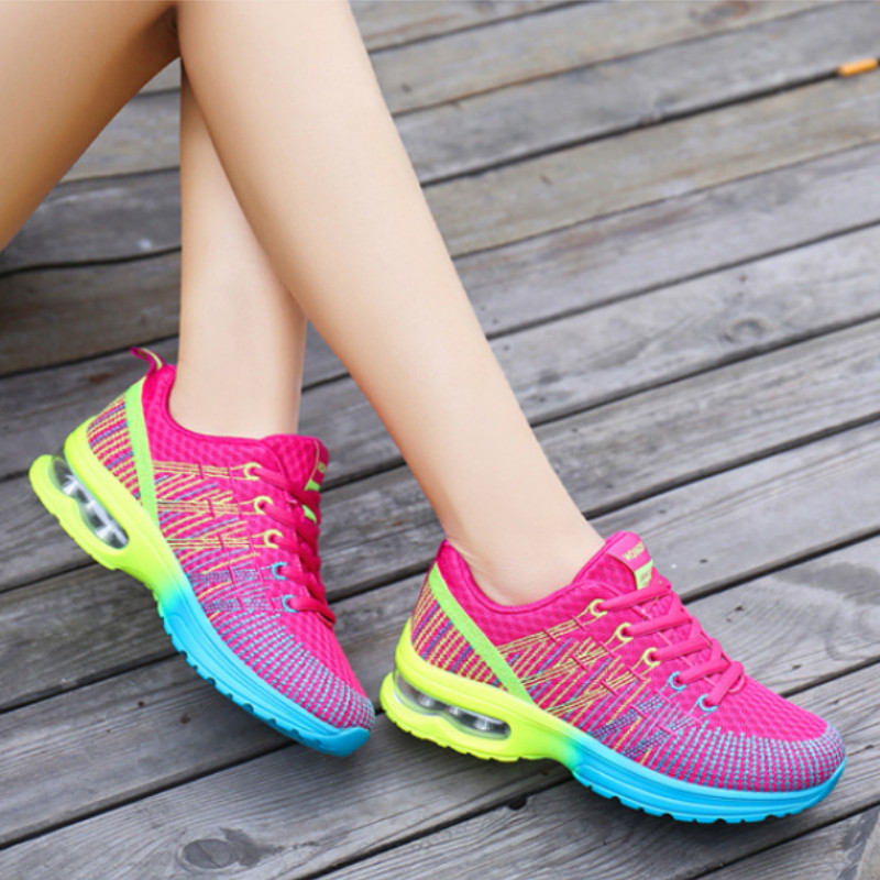 Új női futócipők Légáteresztő hálós cipők Női kényelmes sportcipők Női Vulcanize cipők Divat kültéri sportcipők