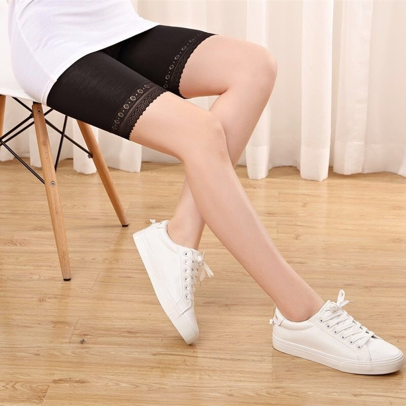 Σορτς ασφαλείας 2019 Μέγεθος παντελόνι Safety Pants boxer Κοντό κάτω από τη φούστα με τσέπες Σορτς ασφαλείας κάτω από τη φούστα Thigh που ταλαιπωρείται με δαντέλα