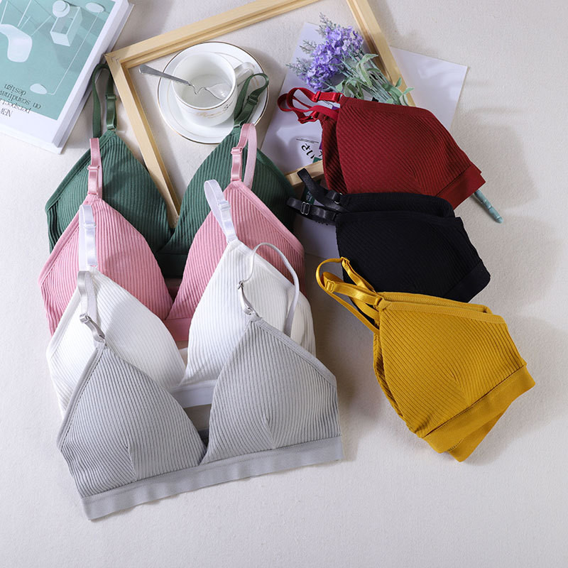 Sieviešu jogas sporta krūšturi Triangle Cup Apakšveļa Sieviešu elpojoša ietīta caurule Top Sexy Beauty Regulējama Sling Krūštura veste