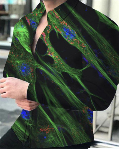 2023. gada vīriešu krekls, uzvalks ar atloku, uzvalks ar garām piedurknēm ar pogām.