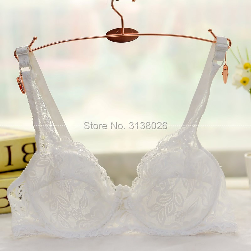 Sieviešu sieviešu seksīga apakšveļa 3/4 kausu polsterēts caurspīdīgs krūšturis 32-40BC Brassiere krūšturis