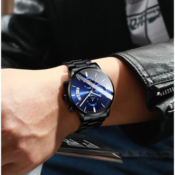 Ανδρικό ρολόι από χαλαζία BELUSHI Fashion Chronograph Αθλητικά Ανδρικά ρολόγια Κορυφαίας επωνυμίας Πολυτελές ανδρικό ρολόι χειρός από πλήρες ατσάλι