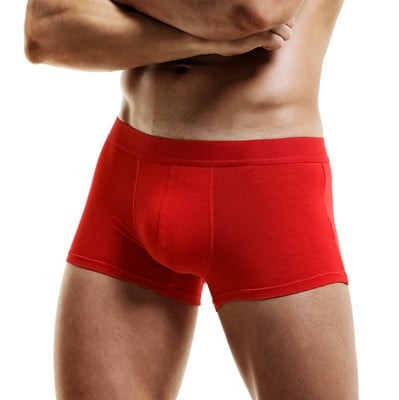 Labākā cena kokvilna Vīriešu Boxer Mīksta Elpojoša Apakšveļa Vīriešu Ērtas Masīvas Biksītes Apakšbikses Bokseršorti Homme Vīriešiem 2019