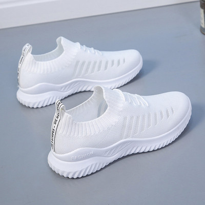 Sportska obuća za trčanje Ženske tenisice Bijelo ružičasto Žuto Crne cipele za slobodno vrijeme Tenis Lagane mrežaste modne Vulkanizirane cipele za košaricu Femme