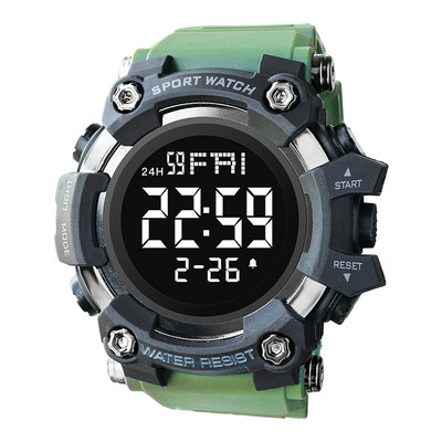 SHIYUNME muški digitalni sportski sat vodootporan štoperica odbrojavanje vremena alarm gumeni remen ručni sat za studente