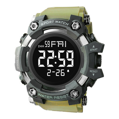 SHIYUNME muški digitalni sportski sat vodootporan štoperica odbrojavanje vremena alarm gumeni remen ručni sat za studente
