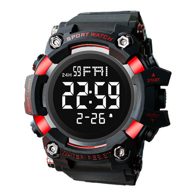 SHIYUNME muški digitalni sportski sat vodootporan štoperica odbrojavanje vremena alarm gumeni remen ručni sat za studente