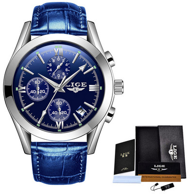 Relogio Masculino LIGE Ανδρικό ρολόι στρατιωτικού αθλητικού ρολόι κορυφαίας μάρκας πολυτελείας Ανδρικό ρολόι χαλαζία ανδρικό από πλήρες ατσάλι Casual Business χρυσό ρολόι