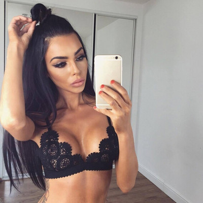 2021-es csipke horgolt melltartó, hátul záródó, intim, nem igazított pántok, női melltartó felső Szexi fehérnemű női drót nélküli bikinifelsők