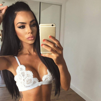 2021-es csipke horgolt melltartó, hátul záródó, intim, nem igazított pántok, női melltartó felső Szexi fehérnemű női drót nélküli bikinifelsők