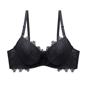 Julexy New 2021 Sexy Lace Push Up Дамски сутиен Комплект плътно бельо с чашка ABC Бельо за жени Черно Червено Бежово