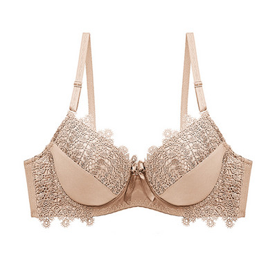 Julexy New 2021 Sexy Lace Push Up Γυναικείο Σετ Γυναικείο Σουτιέν Μασίφ εσώρουχα ABC Cup για γυναίκες Μαύρο κόκκινο μπεζ