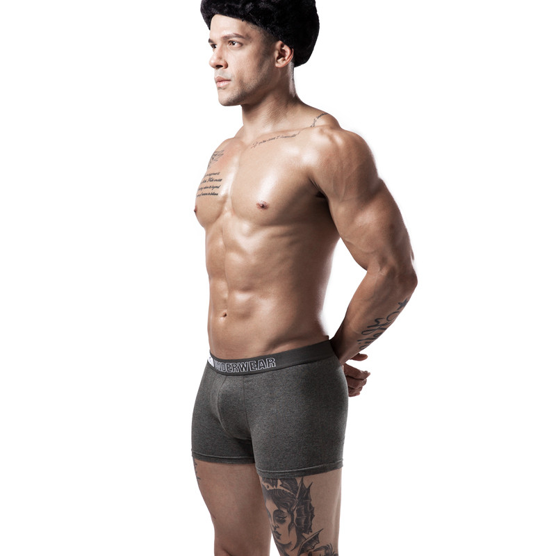 Nove modne muške donje gaće Pamučne bokserice Muške gaćice Udobne muške donje rublje Seksi jednobojne Cuecas gaće Brand Cueca Boxerice