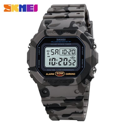 SKMEI 1628 Digitalni sportski sat Muški 2 Time Count Down Muški ručni satovi Modni retro muški satovi reloj hombre
