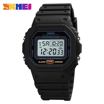 SKMEI 1628 Digitalni sportski sat Muški 2 Time Count Down Muški ručni satovi Modni retro muški satovi reloj hombre