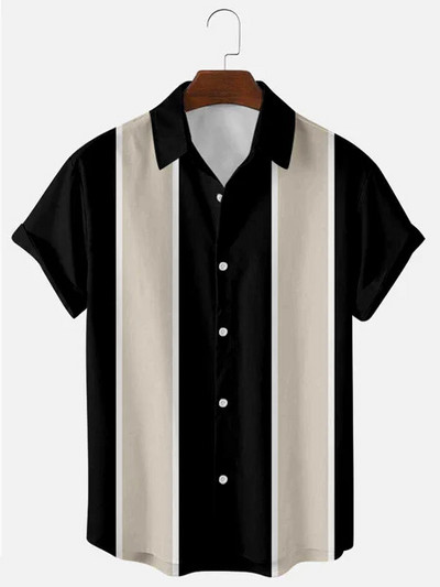 Jauni 2022. gada vasaras ikdienas karstā izpārdošana, apdrukāti havajiešu krekli vīriešu brīvdienām pie jūras, Harajuku lielizmēra