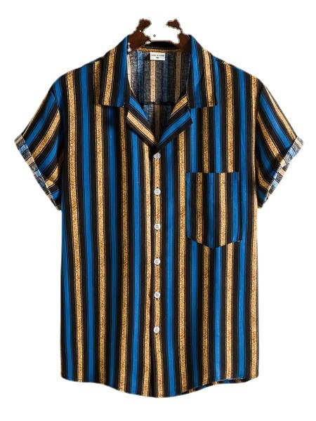 Jauni 2022. gada vasaras ikdienas karstā izpārdošana, apdrukāti havajiešu krekli vīriešu brīvdienām pie jūras, Harajuku lielizmēra