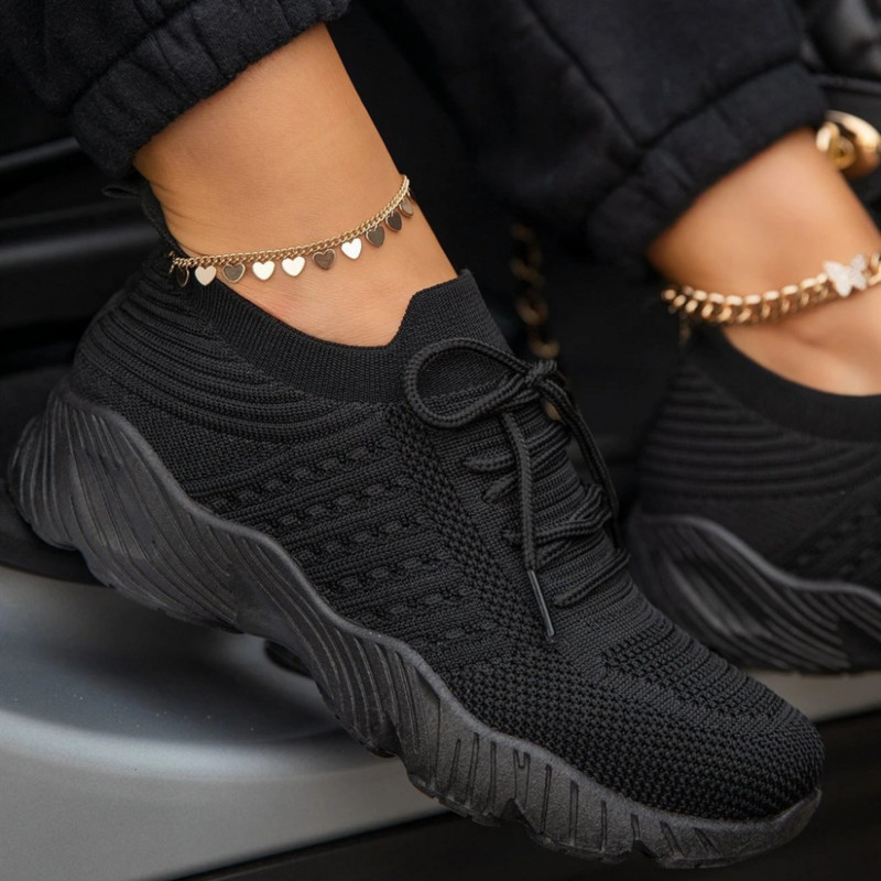 Sieviešu kedas apavi 2023. gada modes šņorējamas platformas apavi 43. izmērs Tīkla ikdienas sporta apavi Sieviešu vulkanizētie apavi Zapatillas Mujer