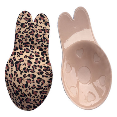 Moteriškos liemenėlės, skirtos lipnioms silikoninėms, be petnešėlių nematomos liemenėlės, daugkartinio naudojimo lipnios krūtinės pakeliamosios juostos Kawaii Rabbit liemenėlės pagalvėlės