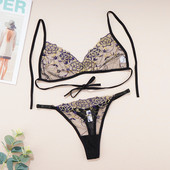 Naiste aluspesu Seksikas pesukomplekt läbipaistev võrkrinnahoidja lühike seksikas pesukomplekt Erootiline Kuum Seksikas Sensuaalne pesu Naine