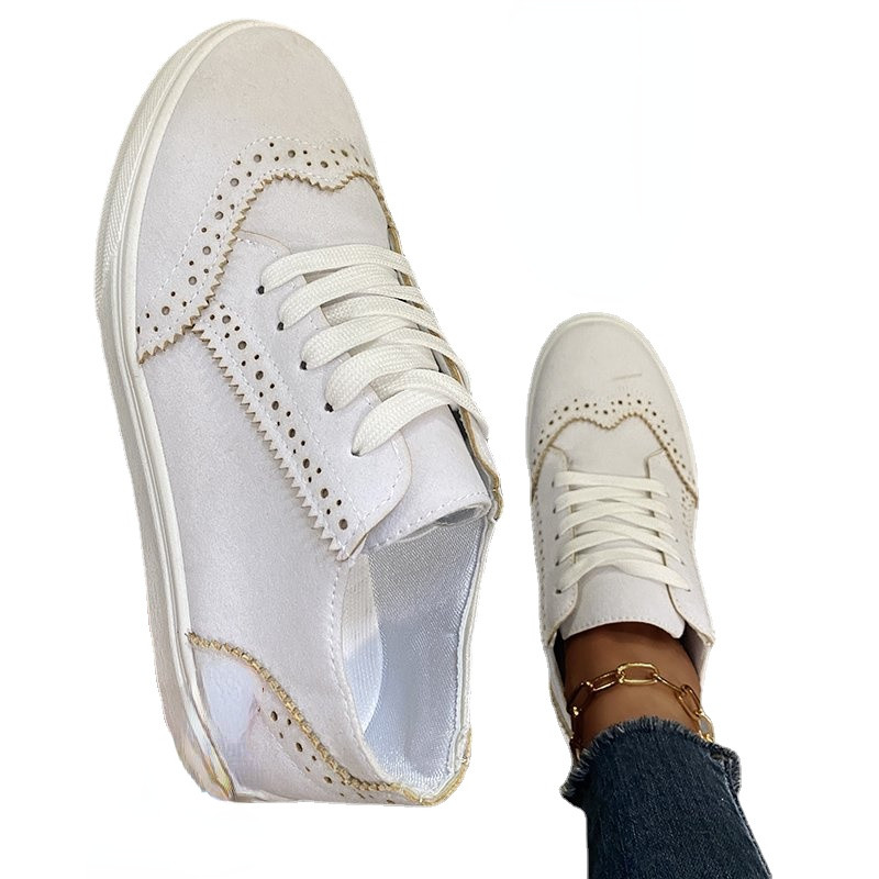 2022-es új alkalmi cipők női légáteresztő, alacsony szárú lapos cipők egyszínű, plusz méretű naplopók, fűzős, csúszásmentes cipők обувь женская