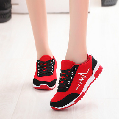 Cipele na wedges Ženske nove mrežaste ženske cipele Luksuzne dizajnerske cipele na vezanje Crvene crne ženske tenisice Ležerne cipele Femme Basket Femme