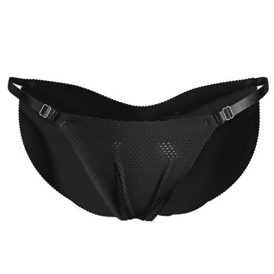 Sieviešu sūklis polsterētas viltotas dupša apakšbiksītes Gurnu sēžamvietas paceļama apakšveļa apakšā, push-up pielāgota siksna G-string bezšuvju bikini bikses