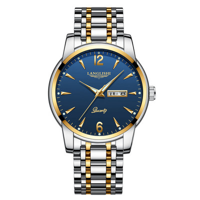 POEDAGAR 2021. gada jauni vīriešu pulksteņi Populārāko zīmolu gaismas ūdensnecaurlaidīgi nedēļas kalendārs ikdienas modes nerūsējošā tērauda kvarca rokas pulkstenis, dāvana