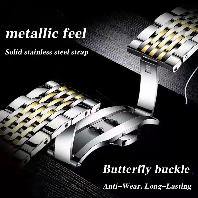 POEDAGAR 2021. gada jauni vīriešu pulksteņi Populārāko zīmolu gaismas ūdensnecaurlaidīgi nedēļas kalendārs ikdienas modes nerūsējošā tērauda kvarca rokas pulkstenis, dāvana