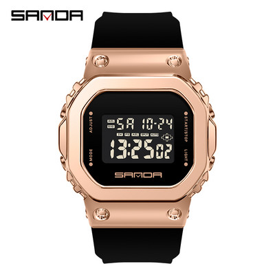 SANDA Military G stiilis meeste LED-digitaalkell meeste ja naiste paarikell veekindel vaba aja meeste käekell Relogio Masculino