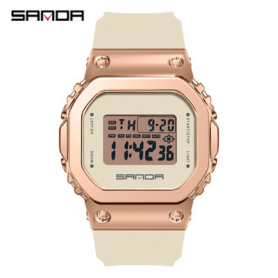 SANDA Military G stiilis meeste LED-digitaalkell meeste ja naiste paarikell veekindel vaba aja meeste käekell Relogio Masculino