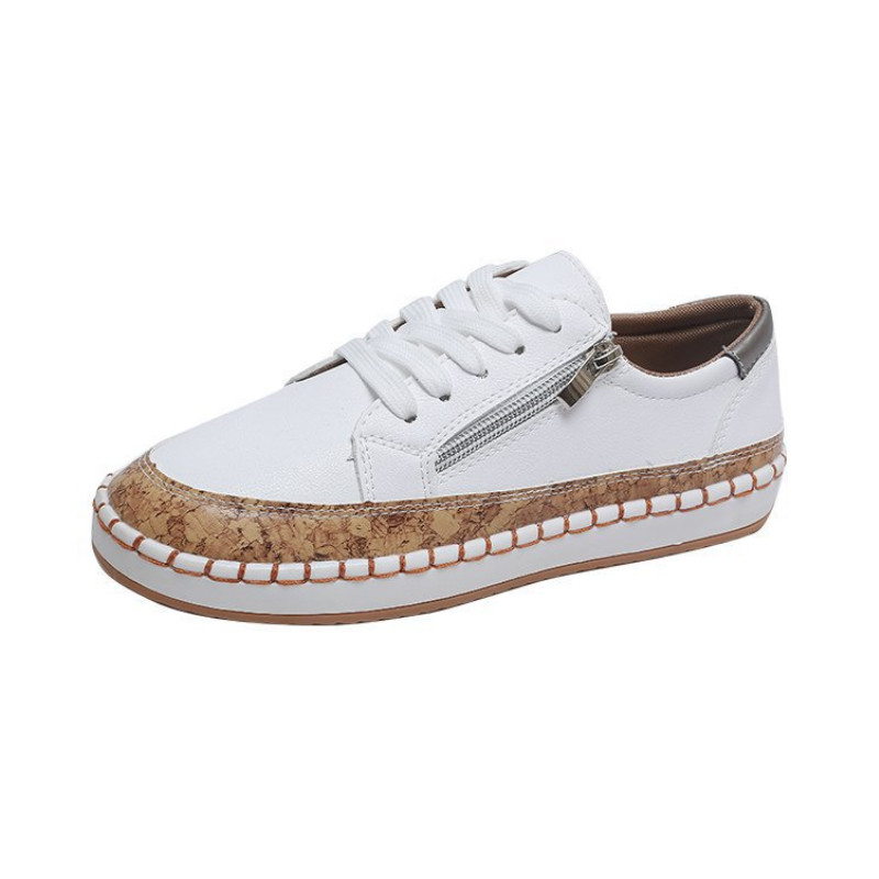 Ženske cipele za ležerno uvezivanje Modne ravne cipele s grafitima Neklizajuće Ženske mokasine Velika veličina 43 Ženske cipele s platformom Zapatos De Mujer