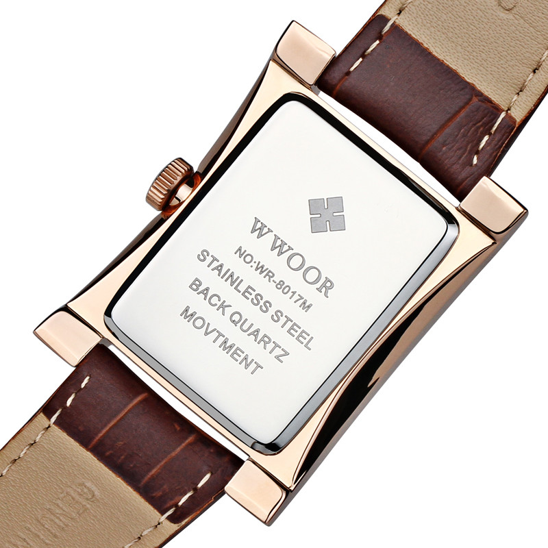 Meeste kellad 2022 Luksusbränd WWOOR klassikaline mood ehtsast nahast meeste randmekellad veekindlad meeste käekellad, meeste 2023