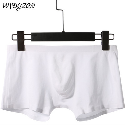 WIDYZON Bezšuvju seksīga apakšveļa vīriešu bokseri Īpaši plāni elpojoši bokseršorti Cueca Modal elastīgs U maisiņš Mīkstas apakšbikses