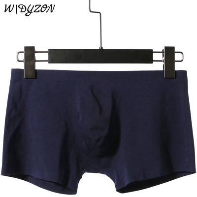 WIDYZON Bezšuvju seksīga apakšveļa vīriešu bokseri Īpaši plāni elpojoši bokseršorti Cueca Modal elastīgs U maisiņš Mīkstas apakšbikses