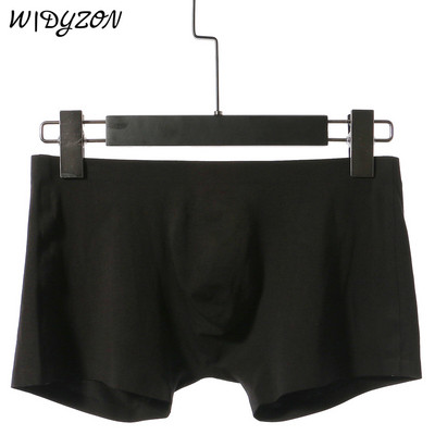 WIDYZON Bezšuvju seksīga apakšveļa vīriešu bokseri Īpaši plāni elpojoši bokseršorti Cueca Modal elastīgs U maisiņš Mīkstas apakšbikses