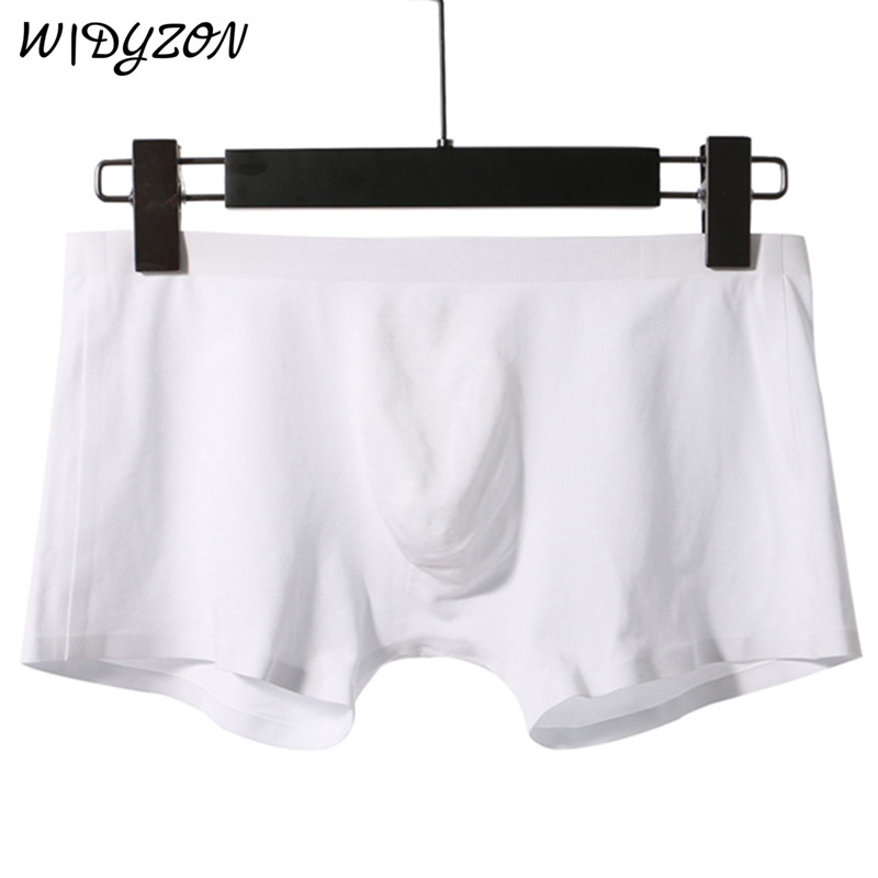 WIDYZON Bezšuvju seksīga apakšveļa vīriešu bokseri Īpaši plāni elpojoši bokseršorti Cueca Modal elastīgs U maisiņš Mīkstas apakšbikses