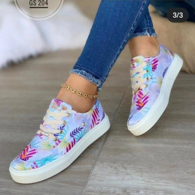 Grafiti kedas Zīmola dizains Elpojošas, mežģīnes, plakanas, vulkanizētas sieviešu apavi ikdienišķas pastaigu audekla kurpes 2023. gada rudens