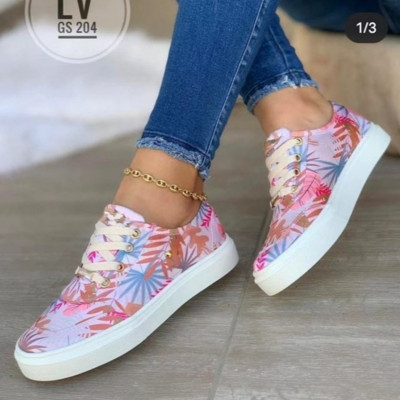 Grafiti kedas Zīmola dizains Elpojošas, mežģīnes, plakanas, vulkanizētas sieviešu apavi ikdienišķas pastaigu audekla kurpes 2023. gada rudens