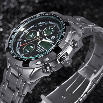 Известна луксозна топ марка мъжки военен спортен часовник мъжки LED аналогов цифров часовник армейски неръждаем кварцов часовник Relogio Masculino подарък