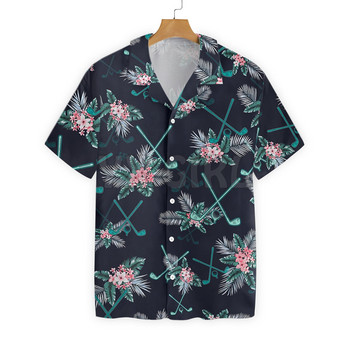 I\'d Tap That Golf Hawaiian Shirt 3D All Over Print Hawaiian Shirt Мъжки за дамски Ежедневна риза Harajuku Унисекс