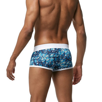 17 Χρώματα SEEINEER Brand Men Boxers Σορτς Ανδρικά Σέξι Cueca Boxer Βαμβακερή μόδα Κυρτή θήκη ανδρικά/ εσώρουχα