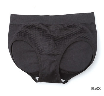 Дамски гъбени подплатени панталони с обилни задни части Дамски Push Up гащи със средна талия Бельо Фалшиво дупе Повдигане на бедрата
