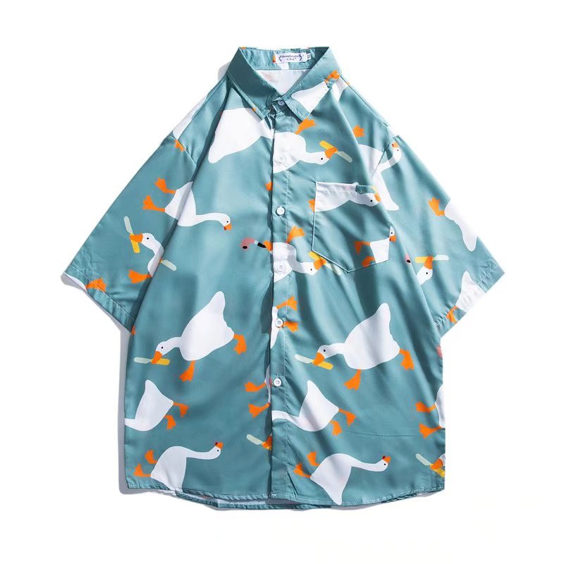 2022 m. vasaros vyriški marškiniai Korano mados Harajuku marškiniai trumpomis rankovėmis Vyriški laisvalaikio vyriški drabužiai Trend Streetwear Animaciniai marškinėliai Vyriški