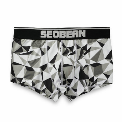 ÚJ SEOBEAN férfi szexi Tracksuit Geometric U bag boxer fehérnemű